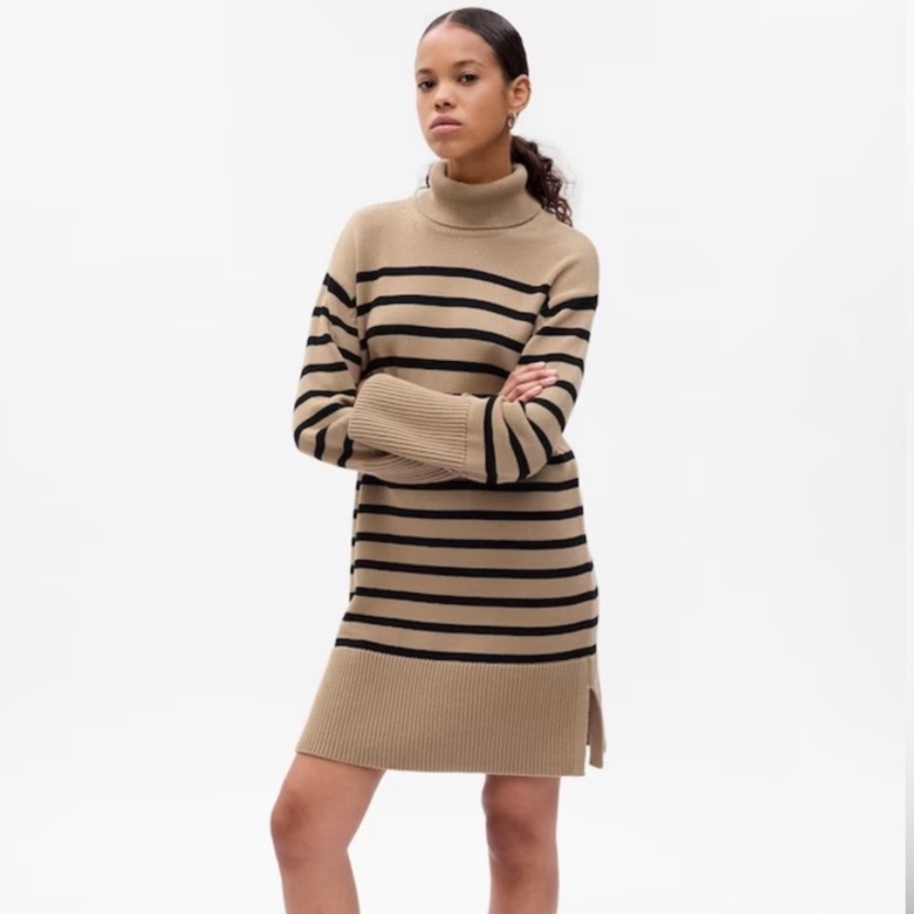 NWT Gap Stripe Mini Sweater Dress